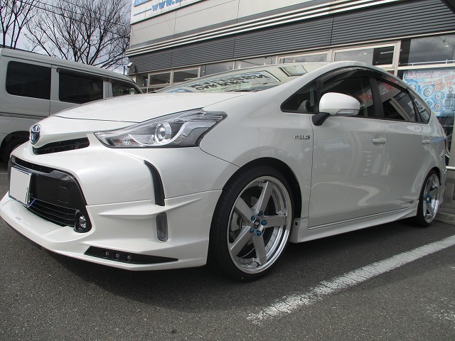 パワフルな-TRD アルミホイール TF4A 17インチ 1本 プリウスα ZVW4•0W