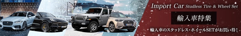輸入車スタッドレス＆ホイールセット特集