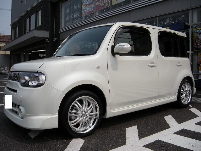 ニッサン キューブ 平成年11月 型式 Z Nz12 Z12系 15g ライダー 2wd 4wd 駆動方式 Badx D O S ディープハーデス 装着写真から選んでショッピング カーポートマルゼン公式サイト アルミホイールとタイヤの専門店