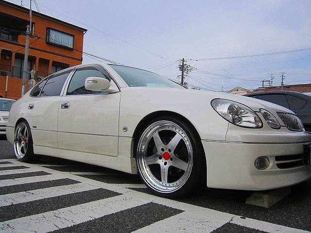 トヨタ アリスト K Break ケイブレイク ハイブリード ファイブスタ ノーマルリム 装着写真から選んでショッピング カーポートマルゼン公式サイト アルミホイールとタイヤの専門店