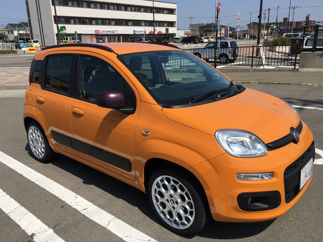 フィアット パンダ ワーク インポートレーベル W I L ワーク 02d 16インチ 6 5j マットブラック 装着ギャラリー カーポートマルゼン アルミホイールとタイヤの専門店