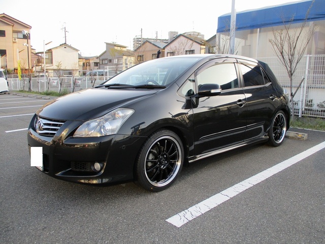 トヨタ ブレイド エスカーダ Nf330 18インチ 7 5j ブラック リムポリッシュ 装着ギャラリー カーポートマルゼン アルミホイールとタイヤの専門店