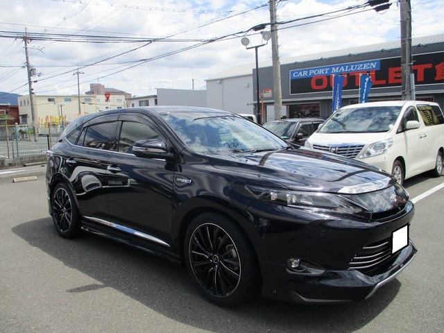 トヨタ ハリアーハイブリッド レオニス(ウェッズ) VT 20インチ(8.5J) パールブラック/サイド