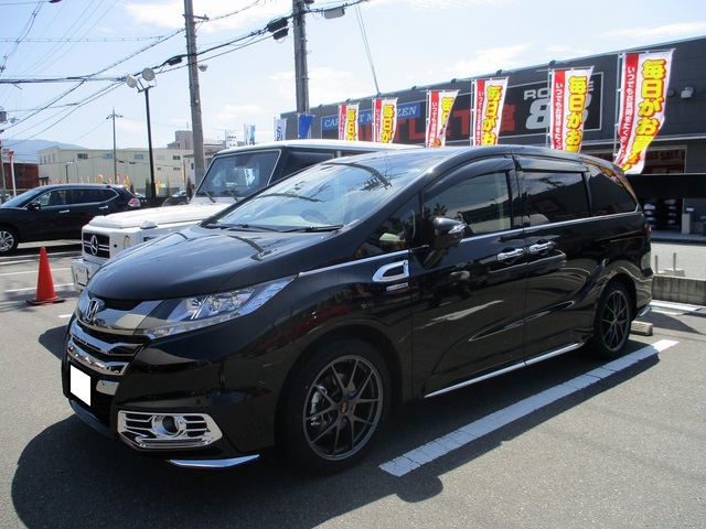 ホンダ オデッセイ 平成28年2月 令和2年10月 型式 Rc4 ハイブリッド Mc前 駆動方式 2wd s s ビービーエス Ri A 装着写真から選んでショッピング カーポートマルゼン公式サイト アルミホイールとタイヤの専門店
