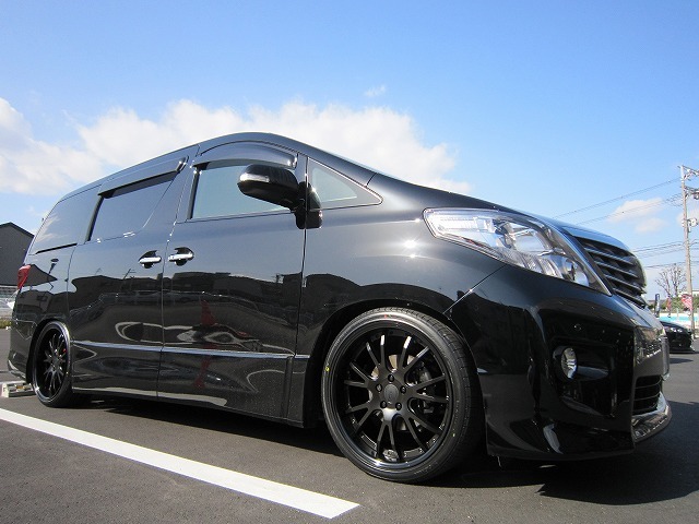 トヨタ アルファード グノーシス ワーク Gs4 国産車 インチ 8 0j マットディープブラック 装着ギャラリー カーポートマルゼン アルミホイールとタイヤの専門店