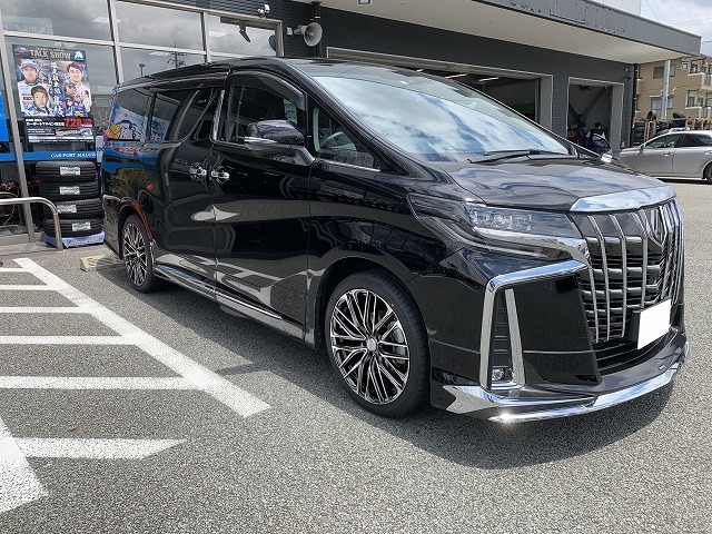 トヨタ アルファード レオニス ウェッズ Sk インチ 8 5j Bmcmc Bmcミラーカット 装着ギャラリー カーポートマルゼン アルミホイールとタイヤの専門店