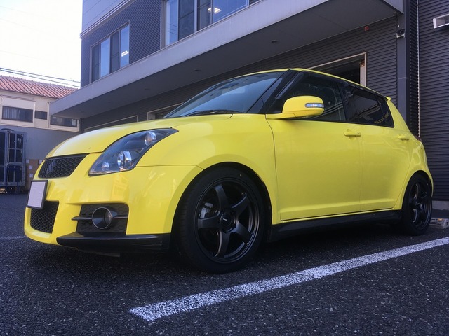 スズキ スイフト エンケイ エンケイ Pf 05 装着写真から選んでショッピング カーポートマルゼン公式サイト アルミホイールとタイヤの専門店