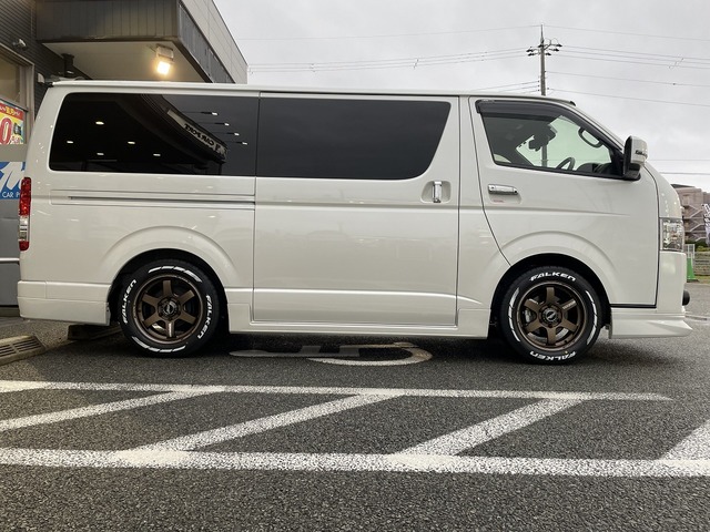 ②逆ゾリコンケーブ 200系 ハイエース エンケイ バハ & ファルケン W11 ハイエース 車検対応 ハイエース200系 タイヤホイールセット