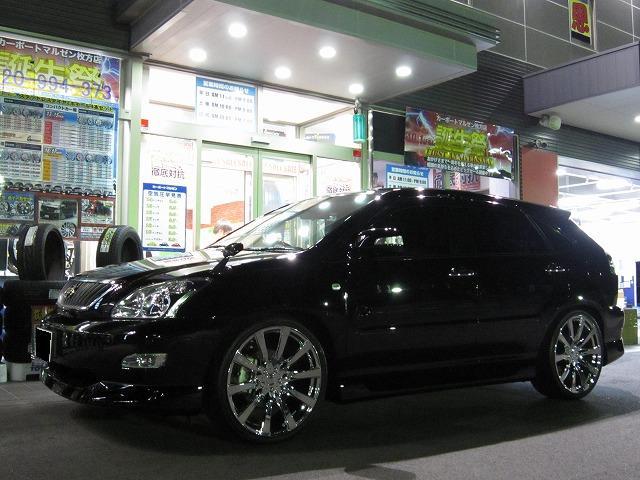 ロジャムオルタネイティブ　22インチ cx5 ハリアー　レクサス　送料無料 大口径 ドレスアップ用にROJAM Alternative 22in 8.5J +45 PCD114.3