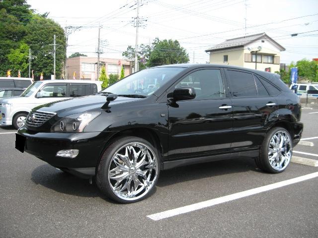 トヨタ ハリアー ドルチェ Dolce Dc 24インチ 9 5j 3dクローム クロームインサート 装着ギャラリー カーポートマルゼン アルミホイールとタイヤの専門店