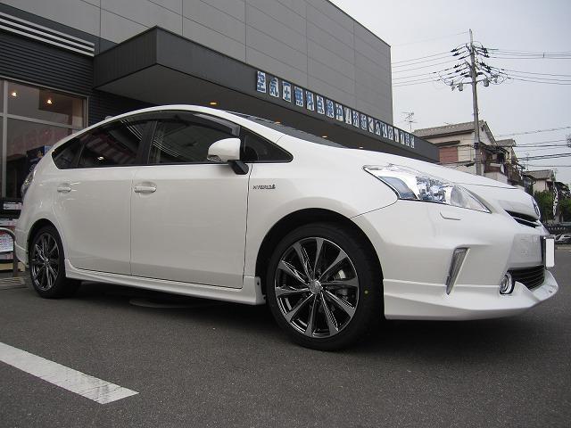 トヨタ プリウスa ロクサーニ Badx F10 18インチ 7 5j Sbc ポリッシュ 装着ギャラリー カーポートマルゼン アルミホイールとタイヤの専門店