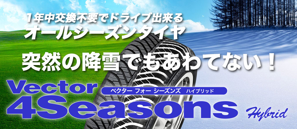 オールシーズンタイヤ「ベクター　フォーシーズンズ　ハイブリッド」